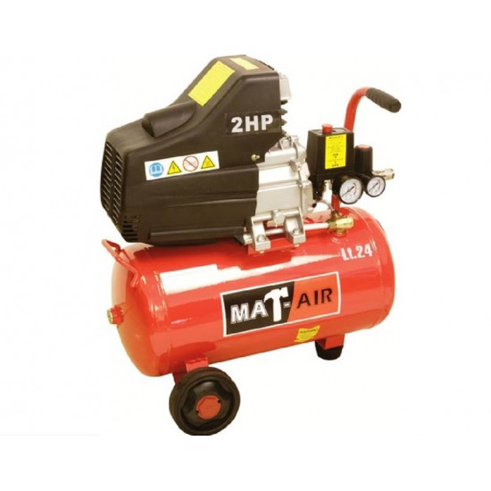 COMPRESSOR MATAIR 1.5KW|2HP 24L 220V DD AIR2000 COMPRESSOR MATAIR 1.5KW|2HP 24L 220V DD AIR2000