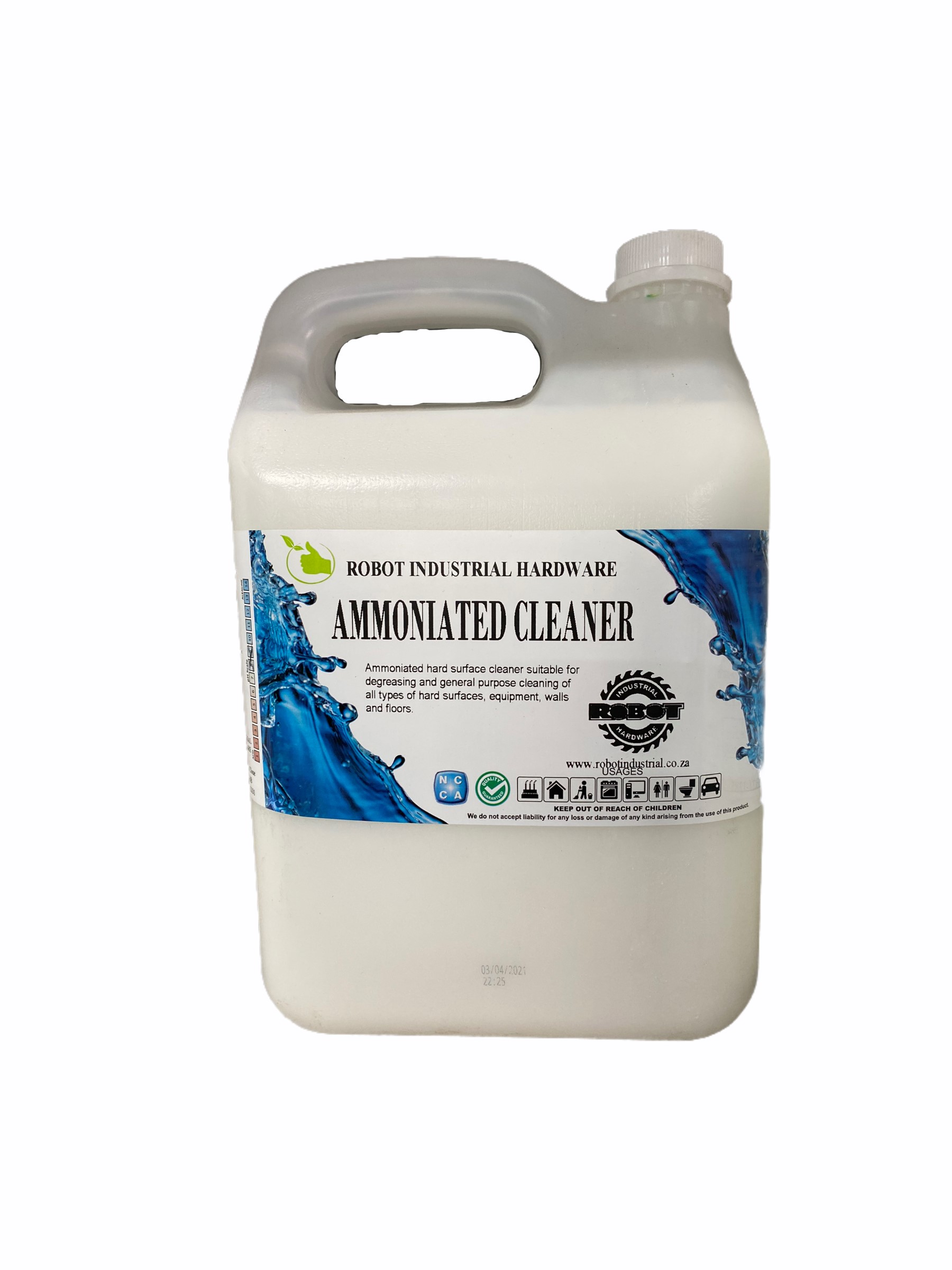 RIS-CLEANING Ammoniated Handi Aid White Cleaner 5ltr (Handy Andy
