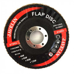 ABRASIVE FLAP DISC INDUSTRIAL 115mmx 40# JAV-FDZ