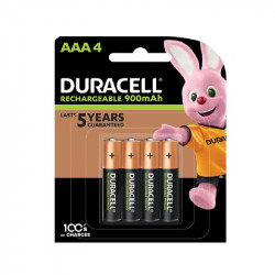 BATTERY DURACELL RECHARGEABLE REMOTE AAA 4'S 800MAH
