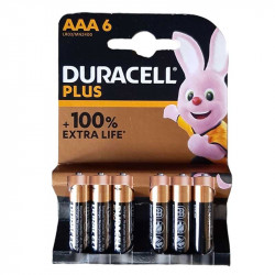 BATTERY DURACELL PLUS REMOTE AAA 6'S 1.5V DURO60