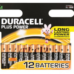 BATTERY DURACELL PLUS AAA 12'S DURO35