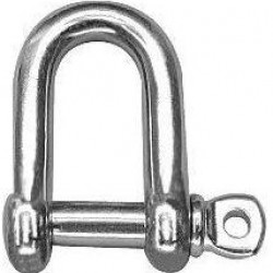 SHACKLE D  6mm GALV 1223