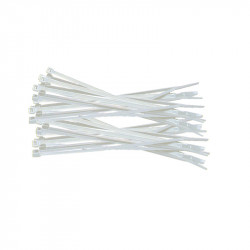 CABLE TIES WHITE 104mm*2.5mm PACK 100 T18R