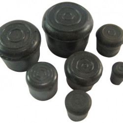 FERRULES RUBBER/PVC ROUND   9.0mm   PVCRF09