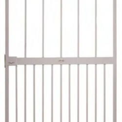 SECURITY GATE P/COATED WHITE LANZ 813X2032