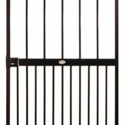 SECURITY GATE P/COATED BLACK LANZ 813X2032