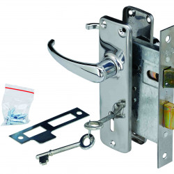 LOCKSET MORTICE 2 LEVER  YALE ESSENTIAL BLISTER YRA4005