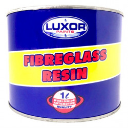 FIBRE GLASS RESIN C/W CATYLIST 1lt  LUXOR