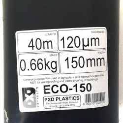 PVC D.P.C. [NON SABS] 150mm*40mt*120# EDP (MIN PACK)