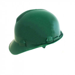CAP SAFETY (PEAK) GREEN  LINED (SH1513L)