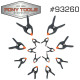 PONY 14PC SPRING CLAMP SET 6X3/4' 4X1' 2X2' 2X3' PONY 14PC SPRING CLAMP SET 6X3/4' 4X1' 2X2' 2X3'