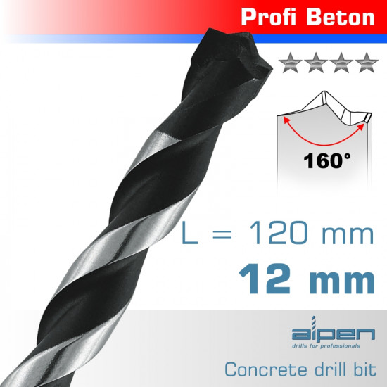 CONCRETE PROFI BETON DRILL BIT 12MM CONCRETE PROFI BETON DRILL BIT 12MM