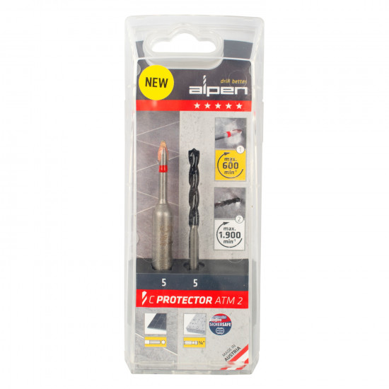 5.0MM X2 CONCRETE C PROTECTOR DRILL BITS 5.0MM X2 CONCRETE C PROTECTOR DRILL BITS