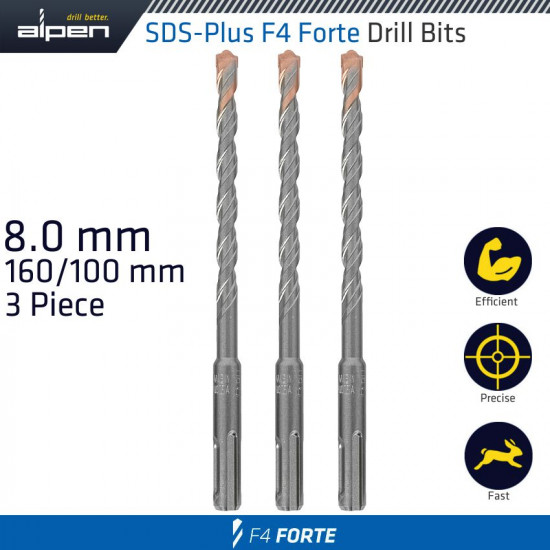 Alpen 5.0mm x 85mm Tungsten Carbide Stone and Concrete Drill 
