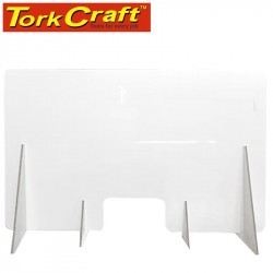 ACRYLIC COUNTER SCREEN G 1200X750MM WITH SLOT