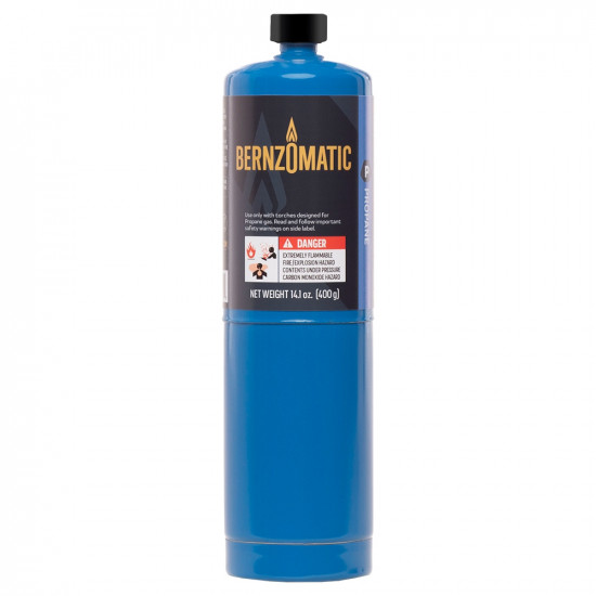 BERNZOMATIC PROPANE HAND TORCH CYCLINDER 400GRAM (14.1OZ) TX9 (74986) BERNZOMATIC PROPANE HAND TORCH CYCLINDER 400GRAM (14.1OZ) TX9 (74986)