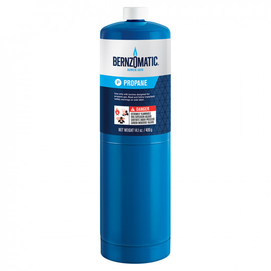 BERNZOMATIC PROPANE HAND TORCH CYCLINDER 400GRAM (14.1OZ) TX9 (74986) BERNZOMATIC PROPANE HAND TORCH CYCLINDER 400GRAM (14.1OZ) TX9 (74986)