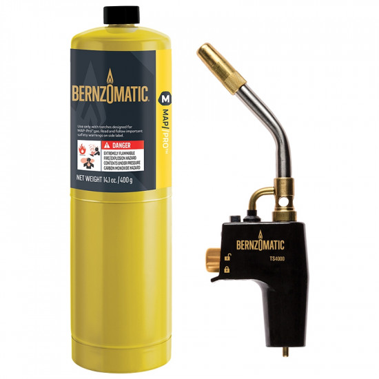 TS4000ZKC BERNZOMATIC MAX HEAT TORCH KIT WITH 1 PRO MAX CYLINDERS TS4000ZKC BERNZOMATIC MAX HEAT TORCH KIT WITH 1 PRO MAX CYLINDERS