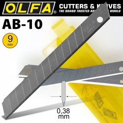 OLFA BLADES AB-10 10/PACK 9MM