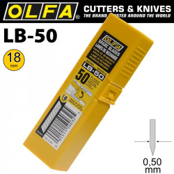 OLFA BLADES LB-50 50/PACK 18MM