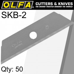 OLFA BLADES SKB-2 50 PACK FOR SK-4 SK-9 UTC1 CUTTERS