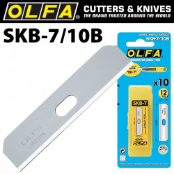 OLFA BLADES SKB7 FOR SK7 10/PK CARDED 12.5MM