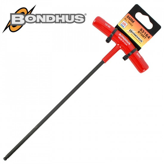 BALL END T-HDL 5.0MM PROGUARD SINGLE BONDHUS BALL END T-HDL 5.0MM PROGUARD SINGLE BONDHUS