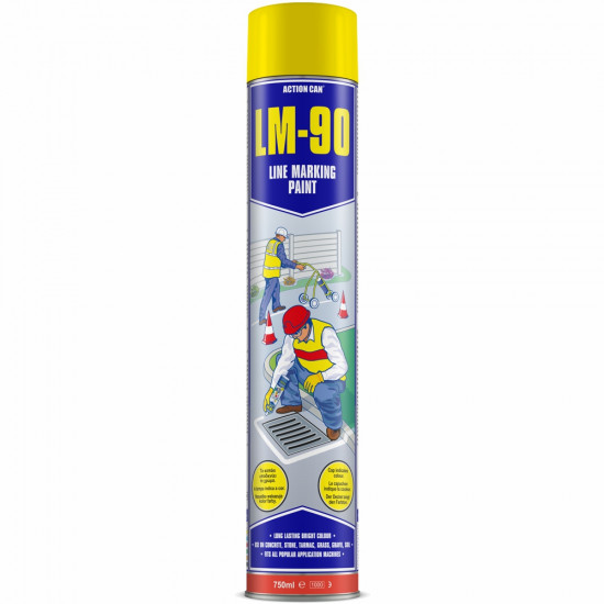 LM-90 YELLOW 750ML LINE MARKING PAINT LM-90 YELLOW 750ML LINE MARKING PAINT