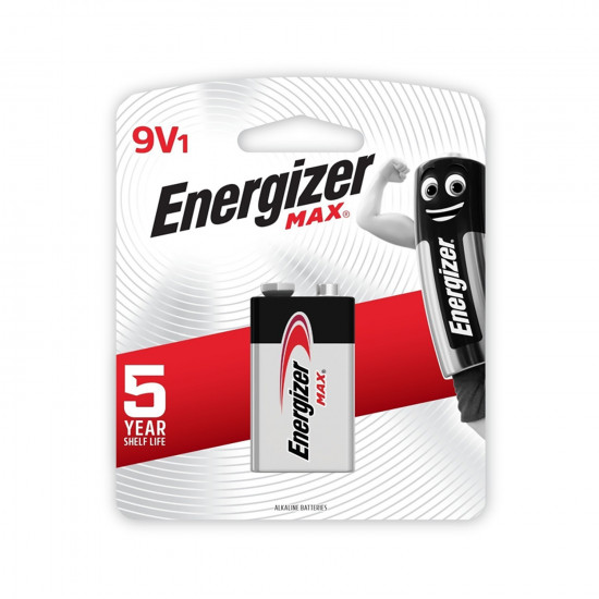 ENERGIZER MAX 9V 1 PACK (MOQ12) ENERGIZER MAX 9V 1 PACK (MOQ12)