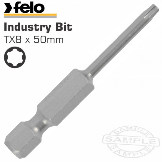 FELO TORX TX8 X 50MM BULK POWER BIT FELO TORX TX8 X 50MM BULK POWER BIT