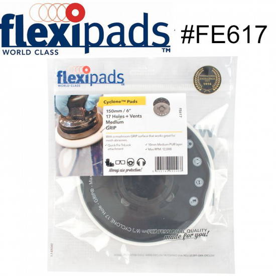 150MM 6' FESTOOL DA CYCLONE 17H MED GRIP 150MM 6' FESTOOL DA CYCLONE 17H MED GRIP