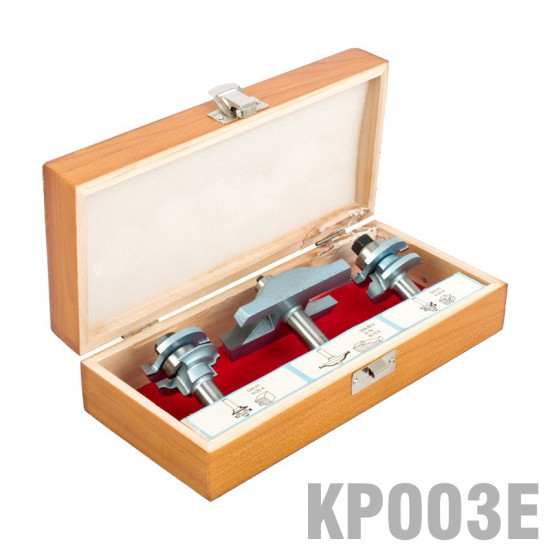 CABINET DOOR SET 3PC OGEE STILE 1/2' SHANK WOODEN BOX CABINET DOOR SET 3PC OGEE STILE 1/2' SHANK WOODEN BOX