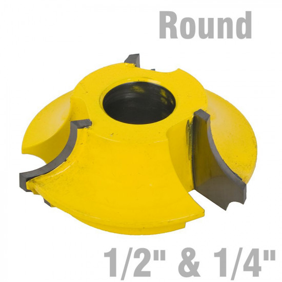 3 WING CUTTER 1/4' & 1/2' QUARTER ROUND 3 WING CUTTER 1/4' & 1/2' QUARTER ROUND