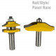 2PCE RAIL & STYLE & PANEL RASE 2PCE RAIL & STYLE & PANEL RASE