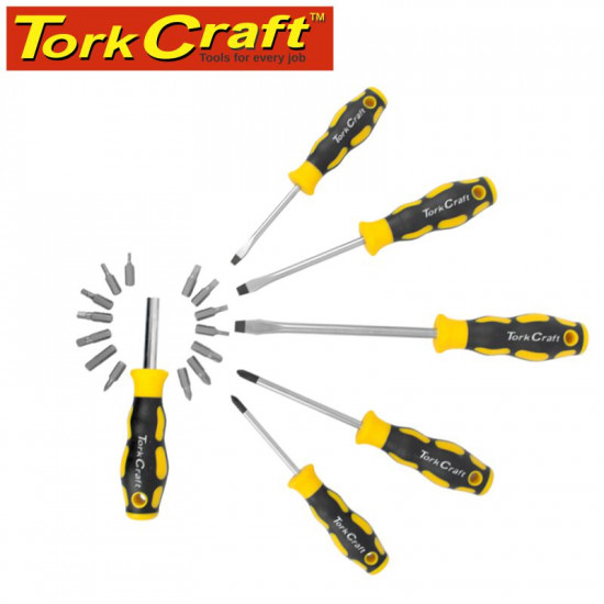 20PC SCREWDRIVER SET INCLUDES INSERT BITS 20PC SCREWDRIVER SET INCLUDES INSERT BITS