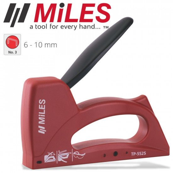 STAPLE GUN ABS BODY METAL HANDLE 22G 6-10MM JT21 STAP RELOAD IND STAPLE GUN ABS BODY METAL HANDLE 22G 6-10MM JT21 STAP RELOAD IND