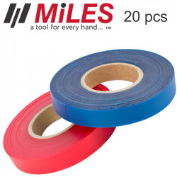 REPL. TAPE  FOR MILES TAPE TOOL 20PC BOX RED & BLUE 30M EACH