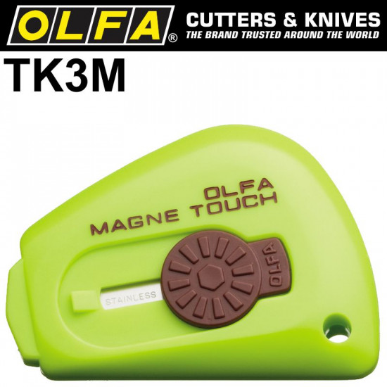 MAGNETIC TOUCH KNIFE IN COOKIE JAR (24PC) WHITE/GREEN/PINK MAGNETIC TOUCH KNIFE IN COOKIE JAR (24PC) WHITE/GREEN/PINK