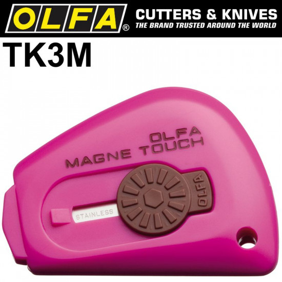 MAGNETIC TOUCH KNIFE IN COOKIE JAR (24PC) WHITE/GREEN/PINK MAGNETIC TOUCH KNIFE IN COOKIE JAR (24PC) WHITE/GREEN/PINK