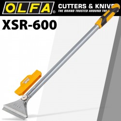 OLFA HEAVY DUTY SCRAPER 600MM WITH 0.8MM BLADE AND SAFETY BLADE COVER