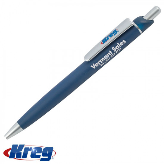 KREG BALLPOINT PEN BLUE AND WHITE KREG BALLPOINT PEN BLUE AND WHITE