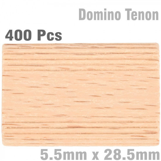 DOMINO TENON 5.5 X 28.5MM 400PC JAR BEECH WOOD DOMINO TENON 5.5 X 28.5MM 400PC JAR BEECH WOOD