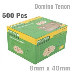 DOMINO TENON 8X40MM 500PC PER COLOUR BEECH WOOD