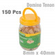 DOMINO TENON 8X40MM 150PC JAR BEECH WOOD DOMINO TENON 8X40MM 150PC JAR BEECH WOOD