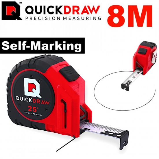 QUICKDRAW 8M TAPE MEASURE SELF MARKING QUICKDRAW 8M TAPE MEASURE SELF MARKING