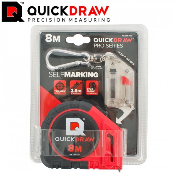 QUICKDRAW 8M TAPE MEASURE SELF MARKING QUICKDRAW 8M TAPE MEASURE SELF MARKING
