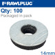 ALUMINUM WASHER 14MM, 100PCS ALUMINUM WASHER 14MM, 100PCS