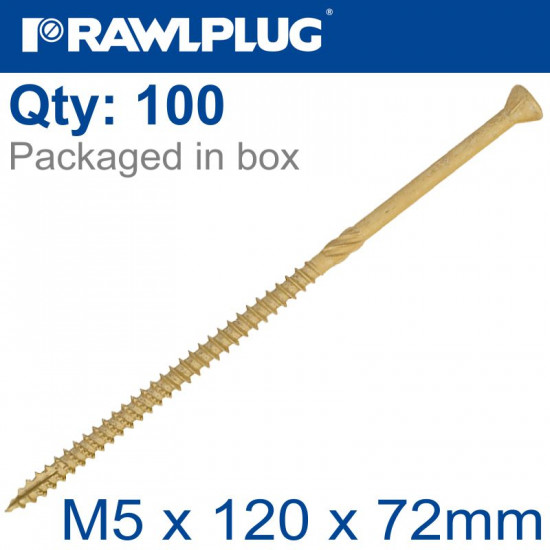 R-DSX SCREWS M5 X 120X72 GINGER RUSPERT X100-TUB R-DSX SCREWS M5 X 120X72 GINGER RUSPERT X100-TUB