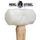 HAMMER URETHANE 38MM 1 1/2' FACE DIAM. HICK. WOOD HANDLE HAMMER URETHANE 38MM 1 1/2' FACE DIAM. HICK. WOOD HANDLE